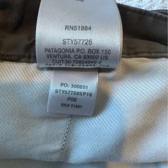 Patagonia Men’s All-Wear Shorts - 10" size 36 dark grey 100% cotton Style #57726 - Picture 4 of 6